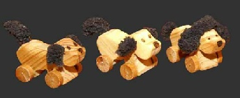 Schiebetier Mini-Hund