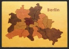 Berlinpuzzle A4 23 Bezirke Holzöl