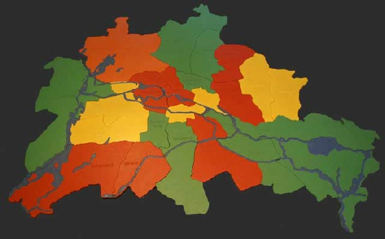 Großflächenpuzzle Berlin Wasserflächen